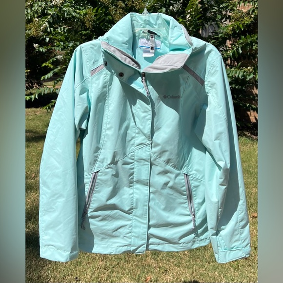 Columbia Women’s Interchange Hooded Weather Jacket, Mint, Outer Jacket Only, XS - Picture 1 of 8